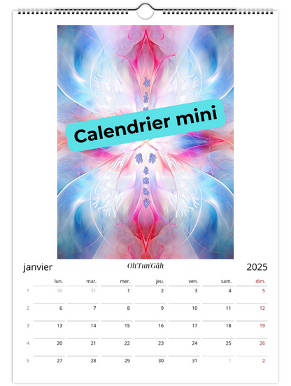 Calendrier 13 créations d'Ava'ya